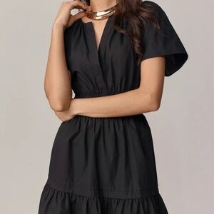 Anthropologie Somerset Mini Dress Black M